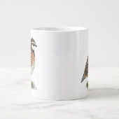 Bobwhite Quail Rooster Grote Koffiekop (Voorkant)