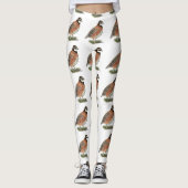 Bobwhite Quail Rooster Leggings (Voorkant)