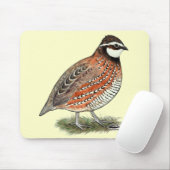 Bobwhite Quail Rooster Muismat (Met muis)