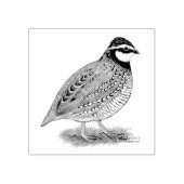 Bobwhite Quail Rooster Rubberstempel (Afrduk)
