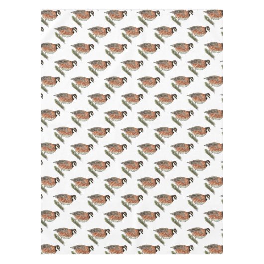Bobwhite Quail Rooster Tafelkleed (Voorkant)