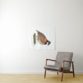 Bobwhite Quail Rooster Wandkleed (In Situ (horizontaal))