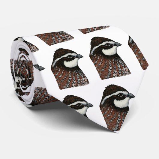 Bobwhite Quail Stropdas (Opgerold)