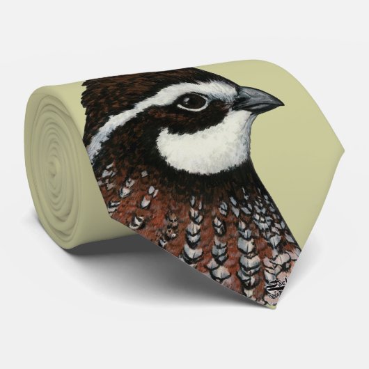 Bobwhite Quail Stropdas (Opgerold)