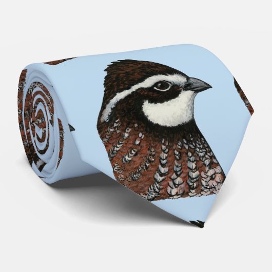 Bobwhite Quail Stropdas (Opgerold)