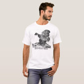 Bobwhite Quail Tekenen op T-Shirt (Voorkant volledig)