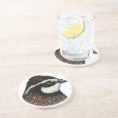 Bobwhite Quail Zandsteen Onderzetter (Zijkant)