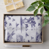 Bobwhite Toile de Jouy Tissue Paper Blue Tissuepapier (Geschenk)