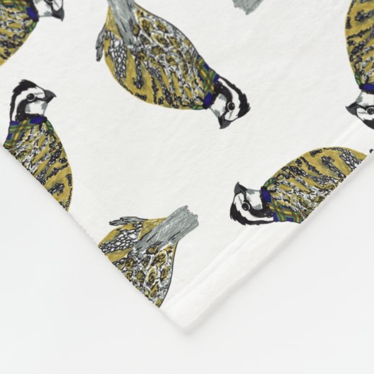 Bobwhite Toss Blanket Fleece Deken (Hoek)
