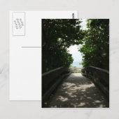 Boca Beach Boardwalk Briefkaart (Voorkant / Achterkant)