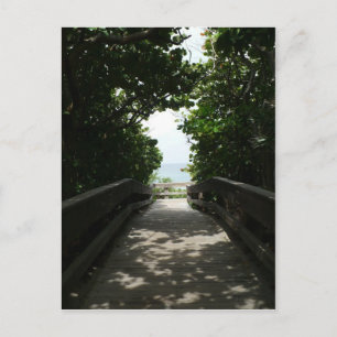 Boca Beach Boardwalk Briefkaart