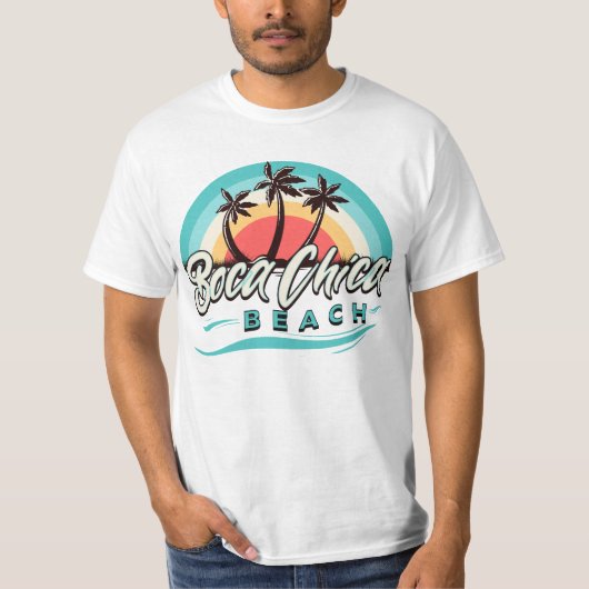 Boca Chica Beach T-shirt (Voorkant)