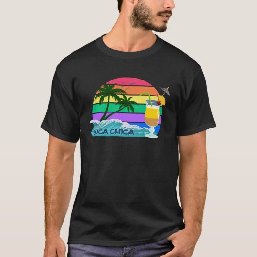 Boca Chica Palms Dominican Republic Caribbean  Sou T-shirt (Voorkant)