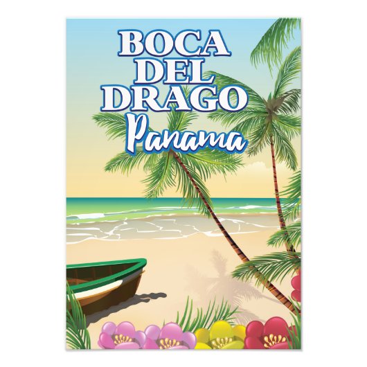 Boca del Drago Panama Beach Foto Afdruk (Voorkant)