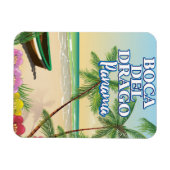 Boca del Drago Panama strand reisposter Magneet (Horizontaal)