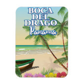Boca del Drago Panama strand reisposter Magneet (Verticaal)
