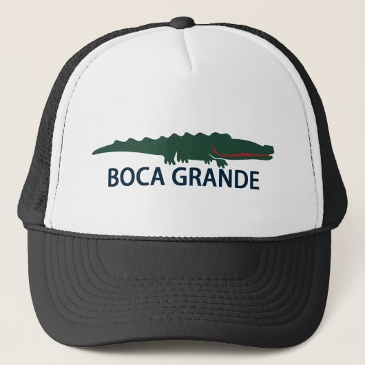 Boca Grande - Alligator. Trucker Pet (Voorkant)