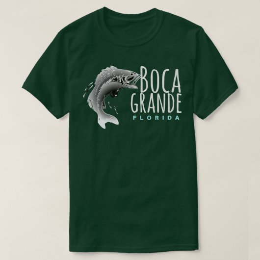 Boca Grande Florida , Anglers Boca Grande T-shirt (Design voorkant)