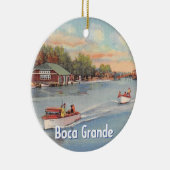 Boca Grande Florida Gasparilla Island  Keramisch Ornament (Rechts)