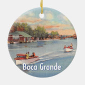 Boca Grande Florida Gasparilla Island  Keramisch Ornament (Achterkant)