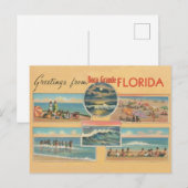 Boca Grande Gasparilla Florida Groeten Briefkaart (Voorkant / Achterkant)