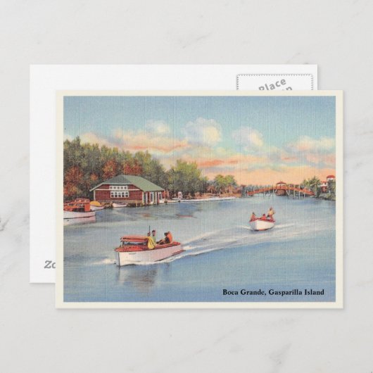 Boca Grande, Gasparilla Island  Briefkaart (Voorkant / Achterkant)
