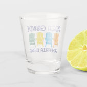 Boca Grande Gasparilla Island Florida strandstoele Shot Glas (Achterkant)