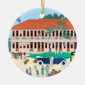 Boca Grande Railroad Depot Ornament (Voorkant)