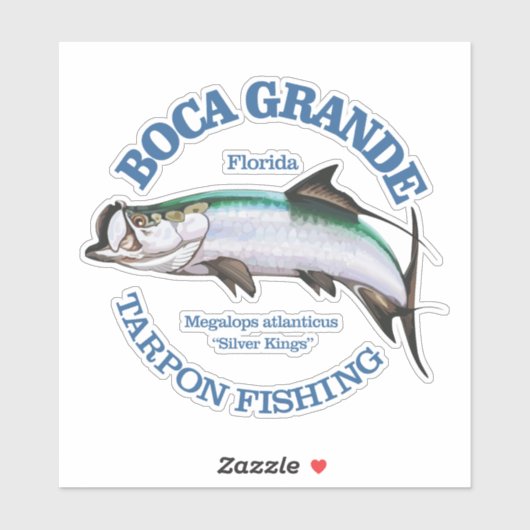 Boca Grande (Tarpon) Sticker (Vel)