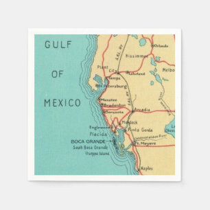 Boca Grande Useppa Florida Napkins Servet