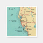 Boca Grande Useppa Florida servetten (Voorkant)