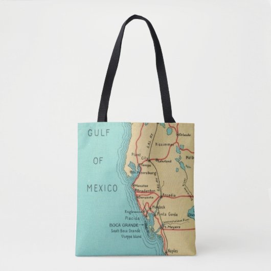  Boca Grande Useppa Florida Tote Bag (Voorkant)