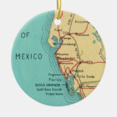 Boca Grande Useppa Island-sieraad Keramisch Ornament (Voorkant)