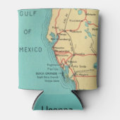 Boca Grande. Useppa Map Koelbox Blikjeskoeler (Voorkant)