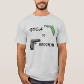 Boca naar Brooklyn T-shirt (Voorkant)