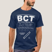 Boca Raton Airport BCT T-shirt (Voorkant)