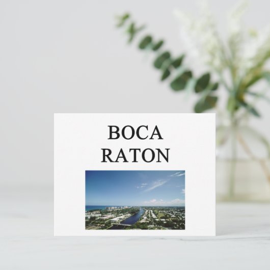 boca raton briefkaart (Staand voorkant)