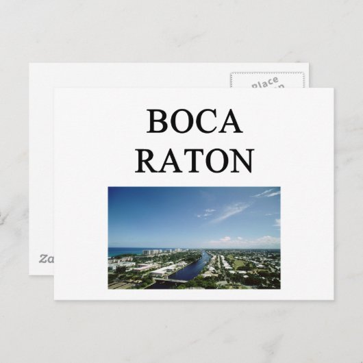 boca raton briefkaart (Voorkant / Achterkant)