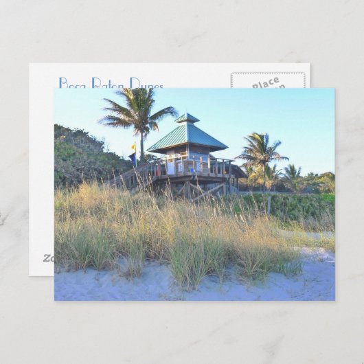 Boca Raton Dunes Briefkaart (Voorkant / Achterkant)