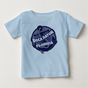 Boca Raton Florida anker zwemt baby romper outfit