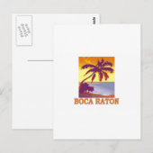 Boca Raton, Florida Briefkaart (Voorkant / Achterkant)