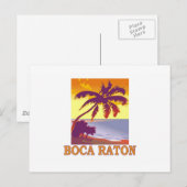Boca Raton, Florida Briefkaart (Voorkant / Achterkant)