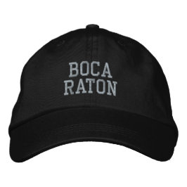 Boca Raton Florida Embroidered Baseball Hat Geborduurde Pet