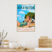 Boca Raton Florida Marilyn Monroe John Kennedy Poster (Keuken)