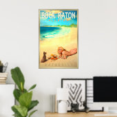 BOCA RATON Florida Natuurlijk Marilyn Monroe Speld Poster (Thuiskantoor)