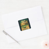 Boca Raton Florida Palm Tree Beach  FL Vierkante Sticker (Envelop)