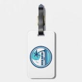 Boca Raton Florida Palm Tree Vogels Bagagelabel (Achterkant verticaal)