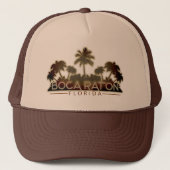 Boca Raton Florida palmboomtrucker Trucker Pet (Voorkant)