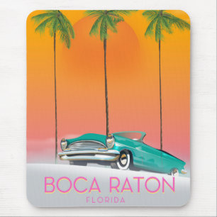 Boca Raton Florida reisposter. Muismat