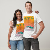 Boca Raton Florida reisposter. T-shirt (Unisex)